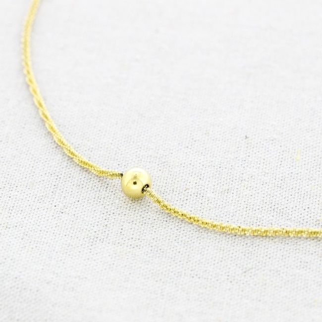 STEEL BALL SHORT NECKLACE