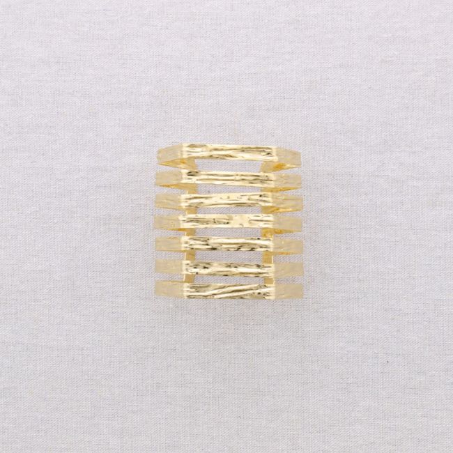 ADJUSTABLE 7-STRIP STEEL BRACELET
