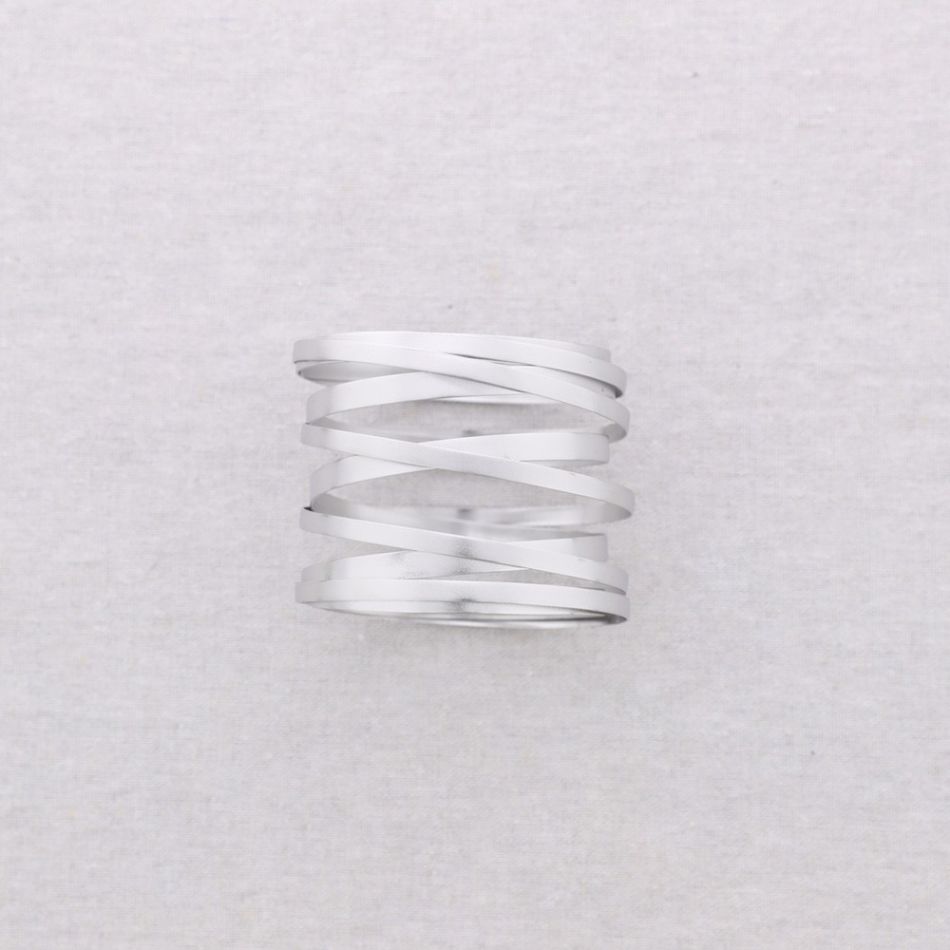 SPIRAL STEEL BRACELET