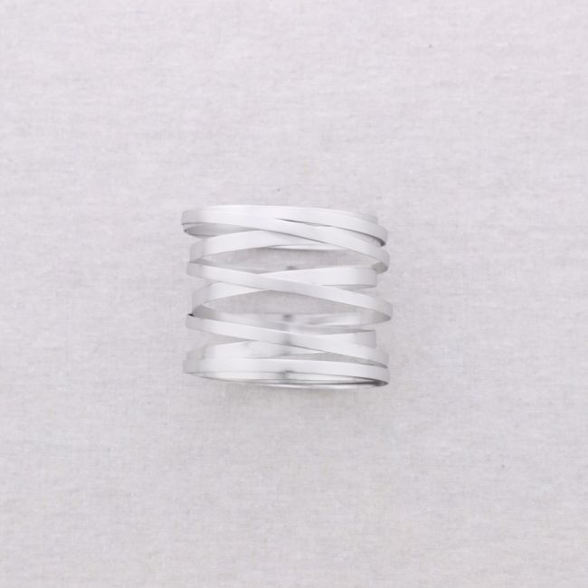 SPIRAL STEEL BRACELET