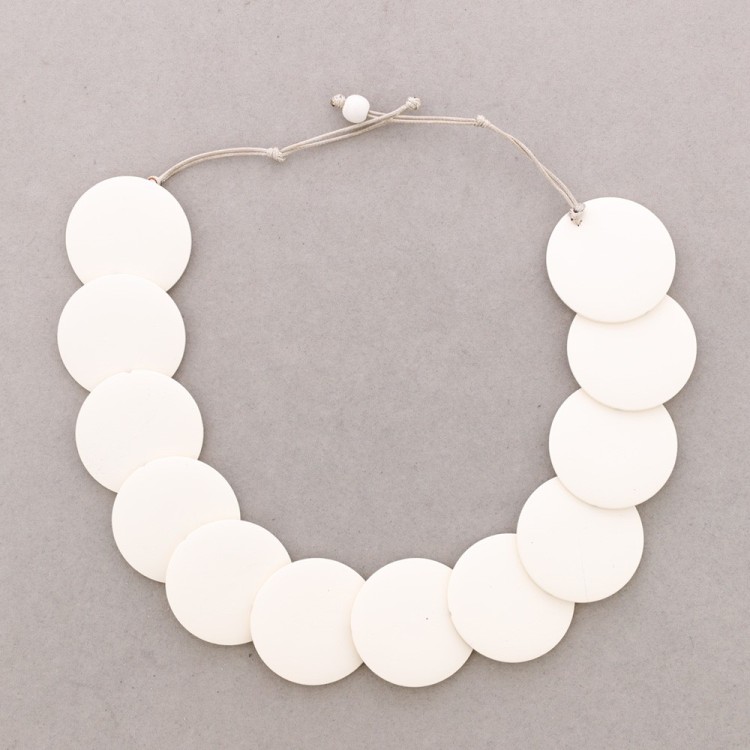 GARGANTILLA CUENTAS MEDALLAS MADERA 2
