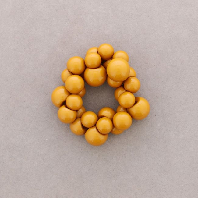 PULSERA CUENTAS BOLAS RESINA
