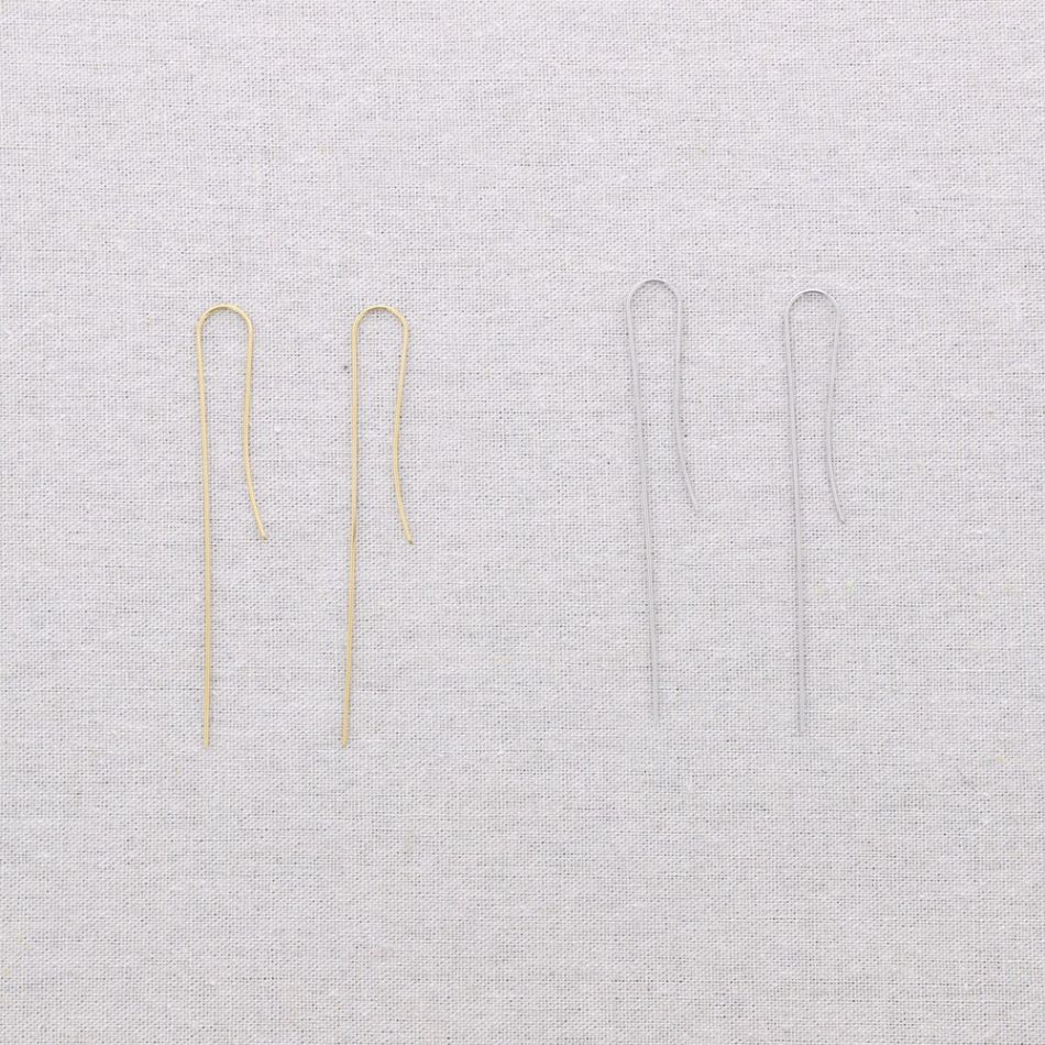 PENDIENTES ACERO MINIMAL
