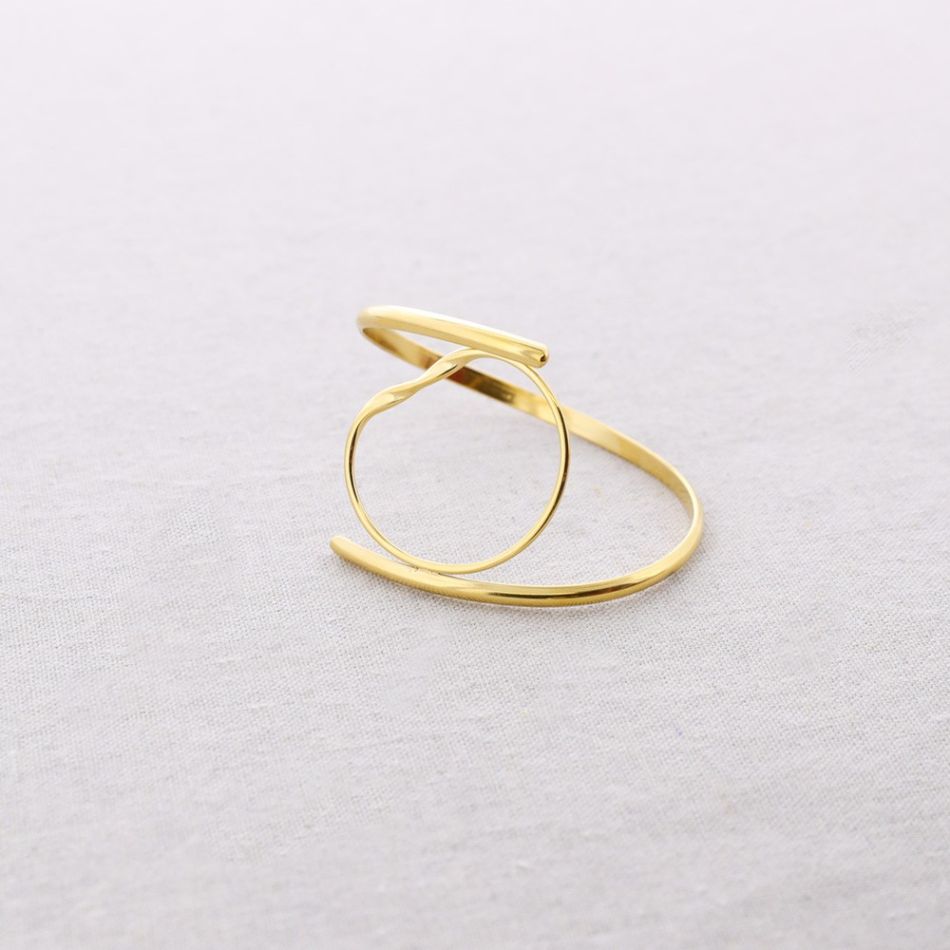 PULSERA ACERO AJUSTABLE ANILLA