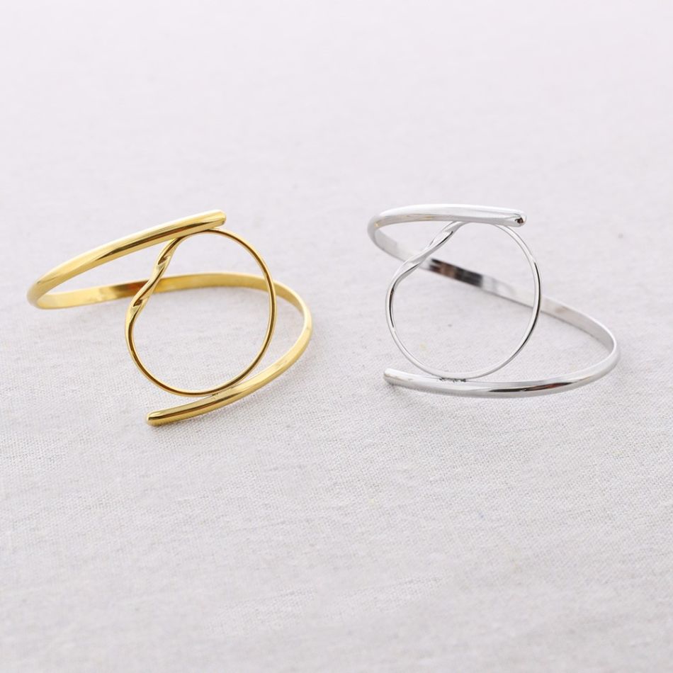 PULSERA ACERO AJUSTABLE ANILLA