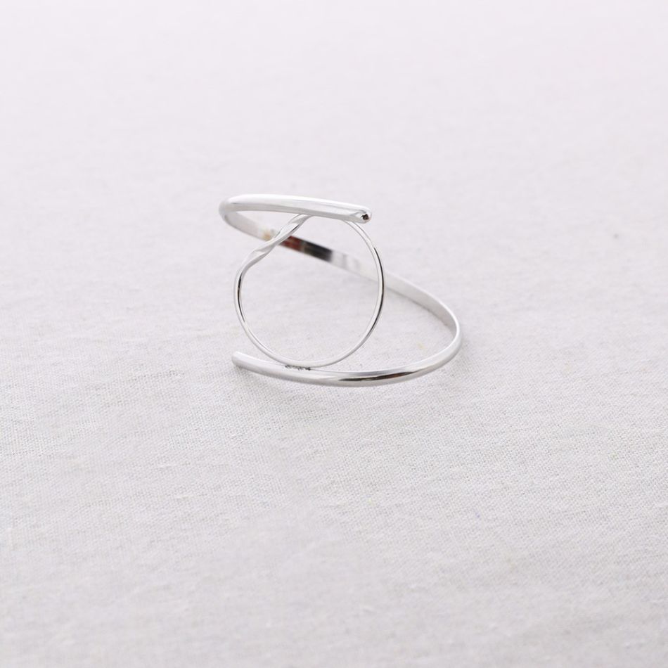 PULSERA ACERO AJUSTABLE ANILLA