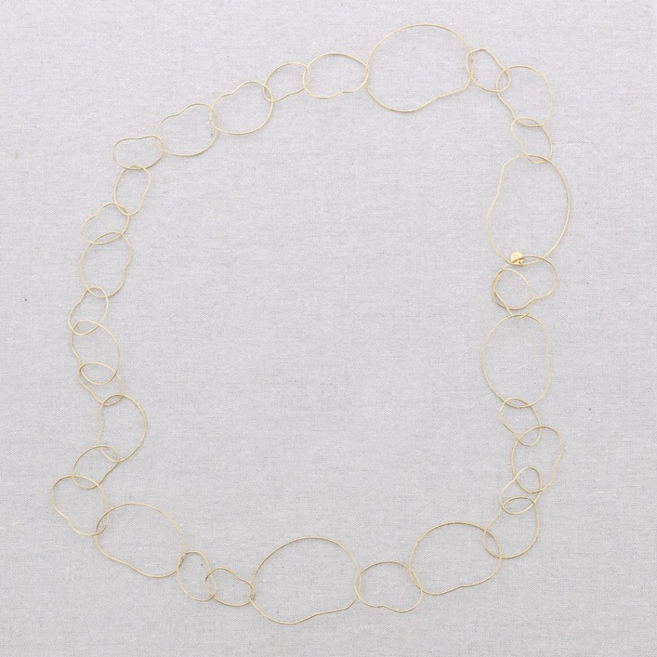 COLLAR LARGO ACERO ESLABONES