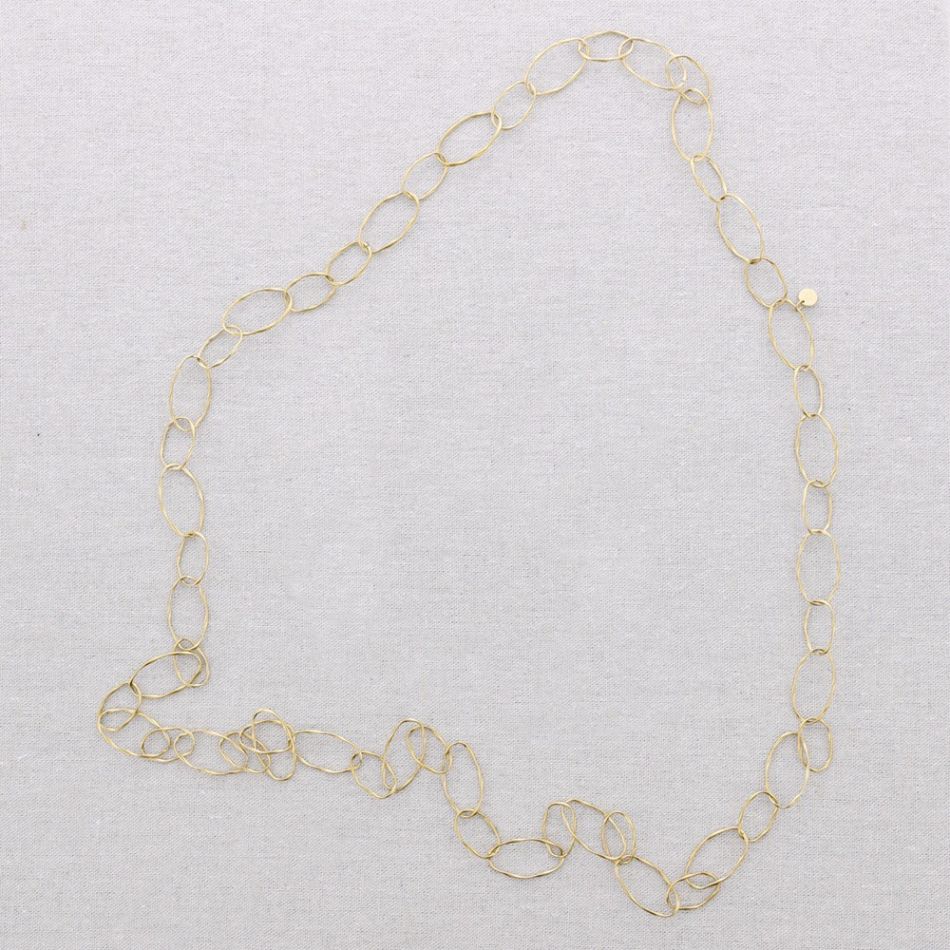 COLLAR LARGO ACERO ESLABONES