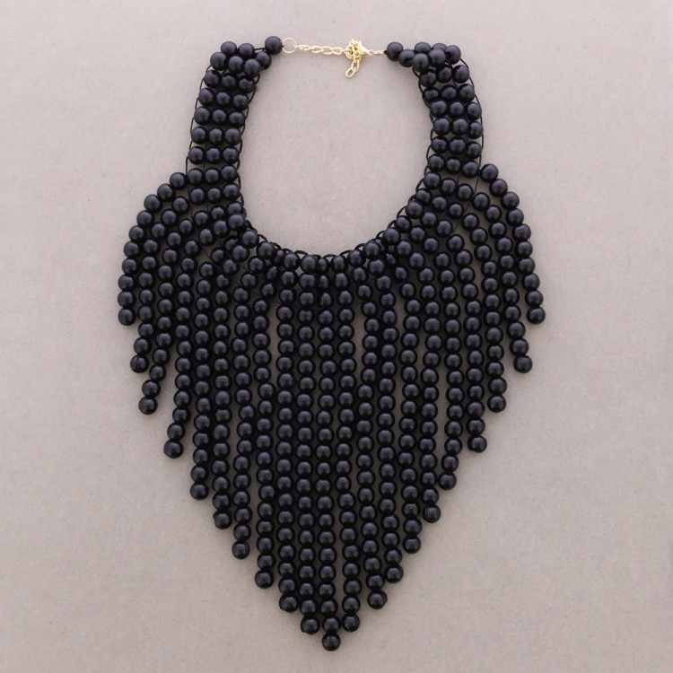 COLLAR BABERO BOLAS MADERA