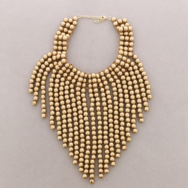 COLLAR BABERO BOLAS MADERA