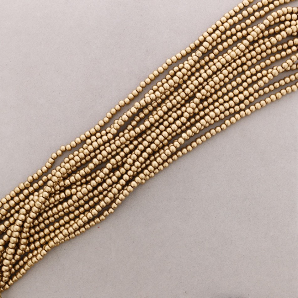 LONG NECKLACE WITH SEVEN STRIPS WOODEN BALLS