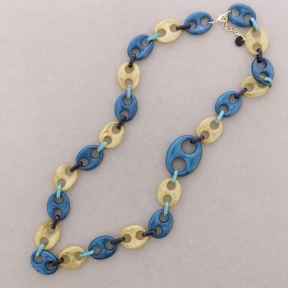 COLLAR LARGO CALABROTE RESINA