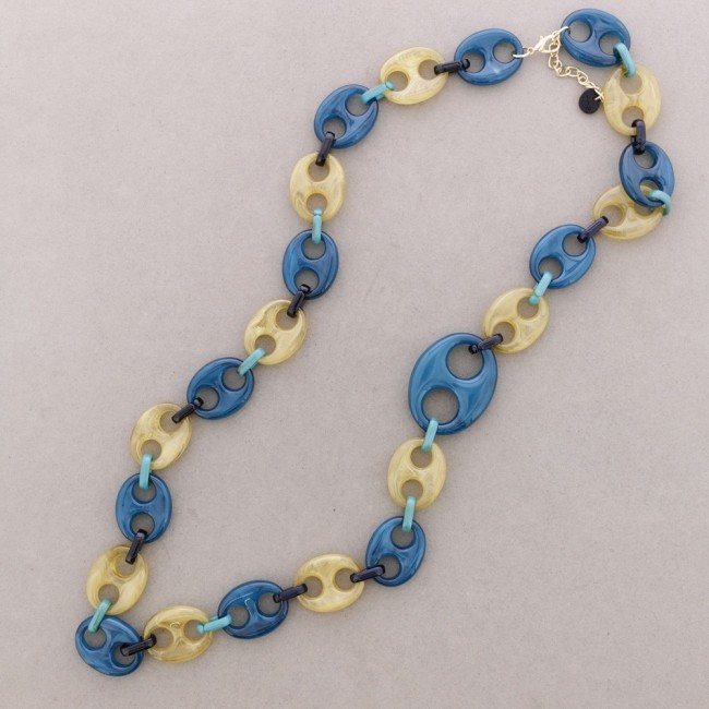 COLLAR LARGO CALABROTE RESINA
