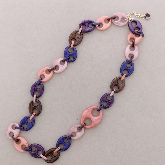 COLLAR LARGO CALABROTE RESINA