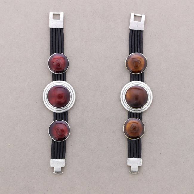 ENAMEL METAL BEADS BRACELET