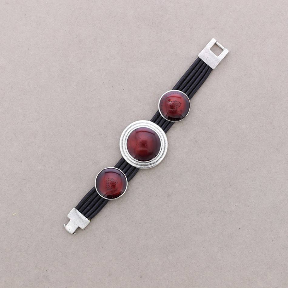 ENAMEL METAL BEADS BRACELET