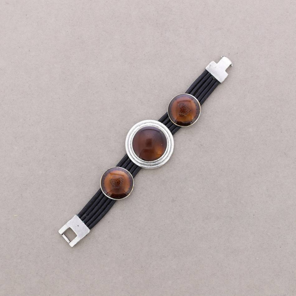 ENAMEL METAL BEADS BRACELET