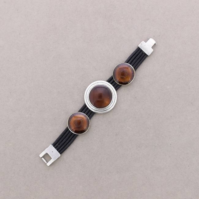 ENAMEL METAL BEADS BRACELET