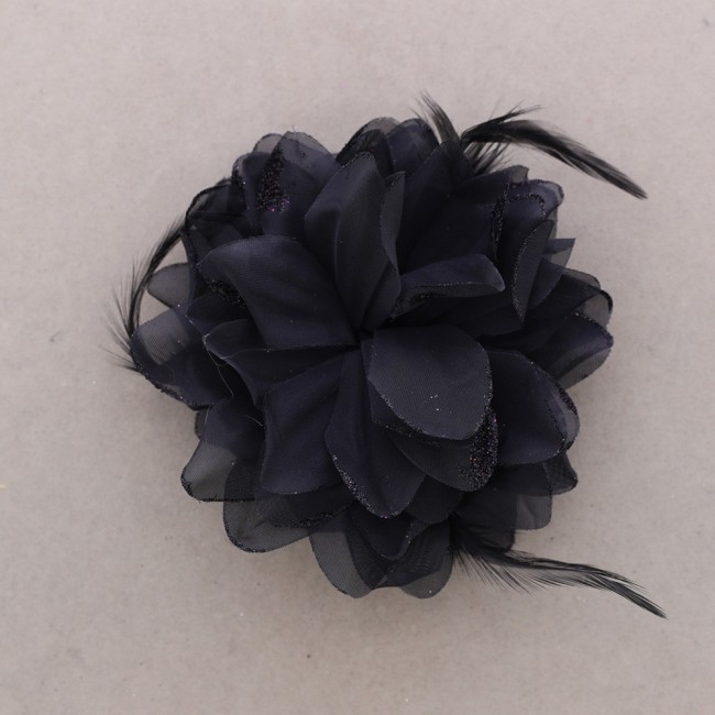 BROCHE FLOR TELA 15CM