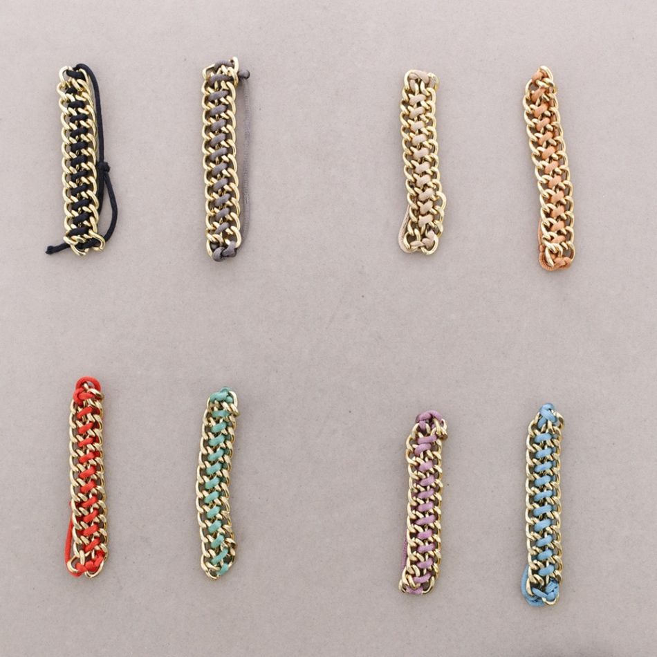 PULSERA ESLABONES ANUDADOS