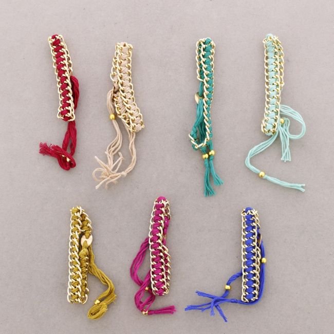 KNOTTED CHAIN BRACELET