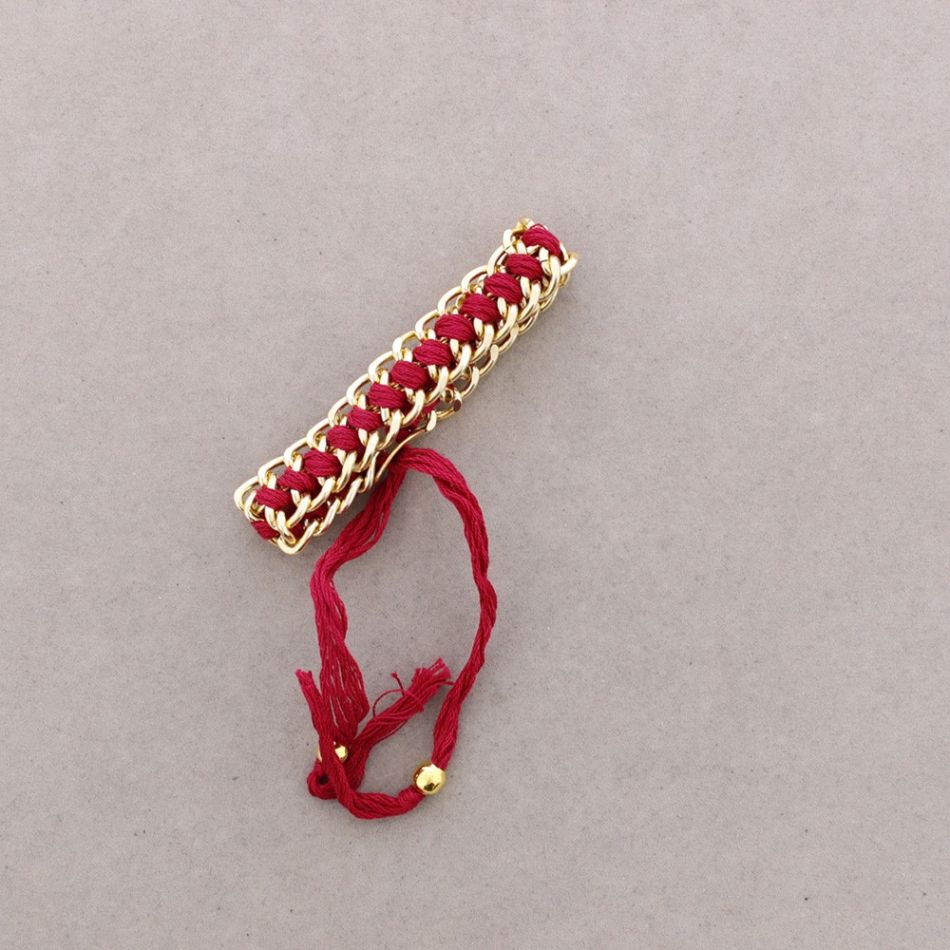 KNOTTED CHAIN BRACELET