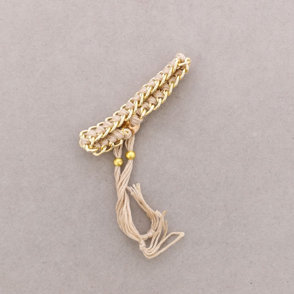 KNOTTED CHAIN BRACELET