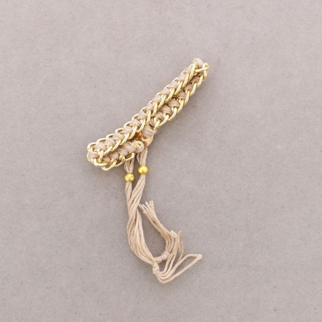 KNOTTED CHAIN BRACELET
