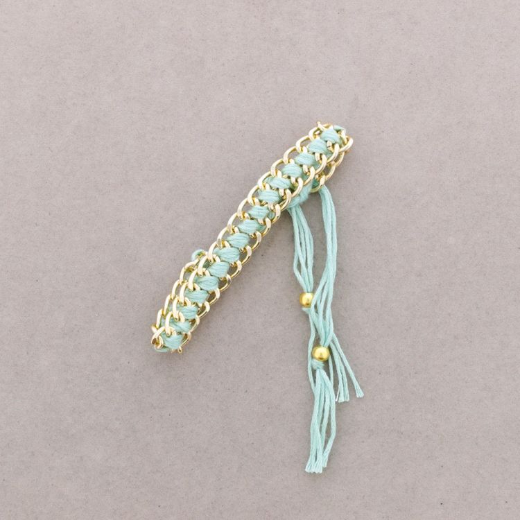 KNOTTED CHAIN BRACELET