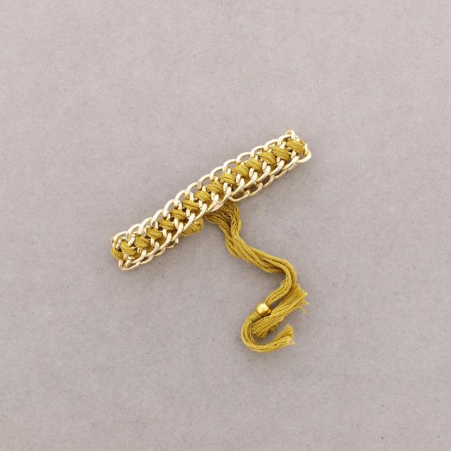 PULSERA CADENA ANUDADA