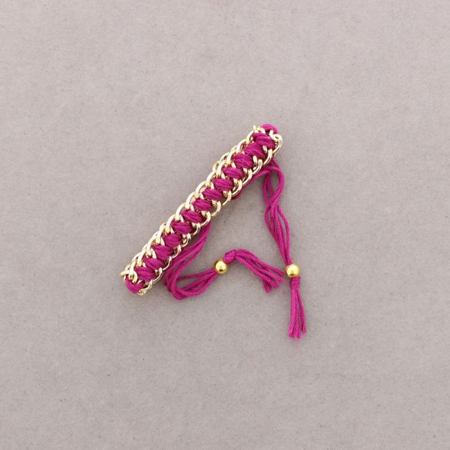 KNOTTED CHAIN BRACELET