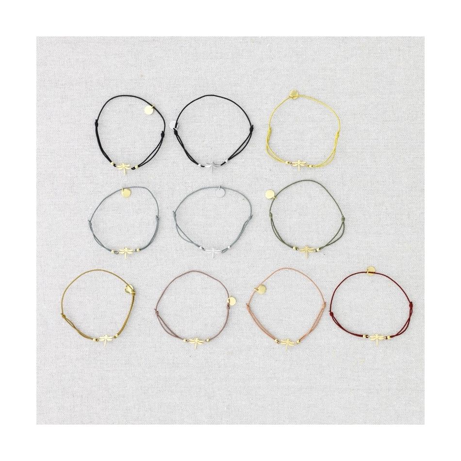 PULSERA ELÁSTICA ACERO LIBÉLULA