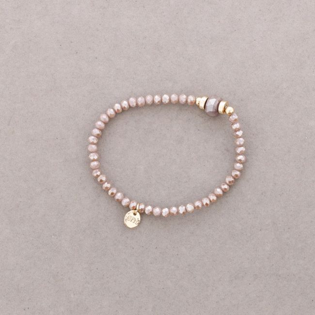 PULSERA ELÁSTICA CRISTALES FACETADOS