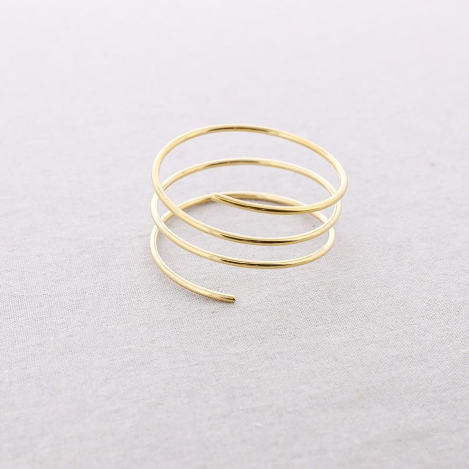SPIRAL STEEL BRACELET