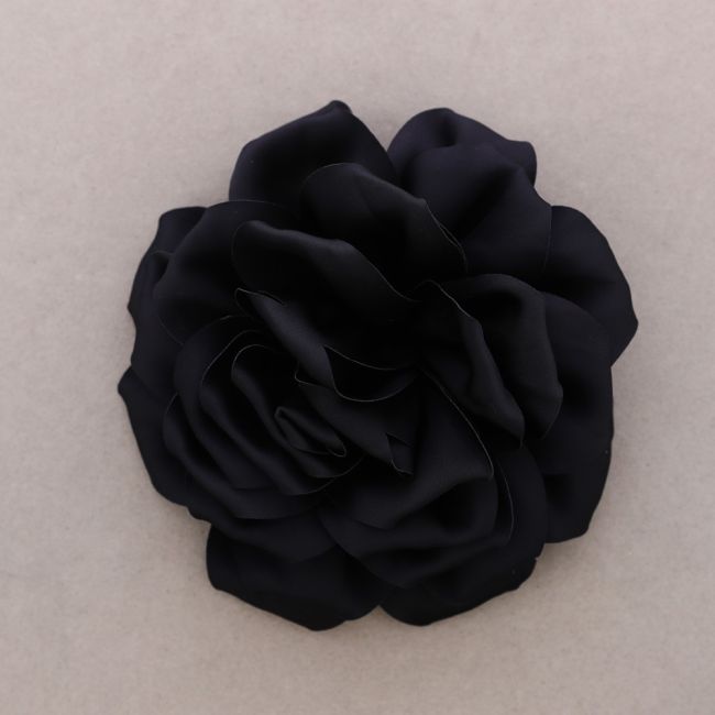 DOUBLE LAYER FABRIC FLOWER BROOCH 17CM