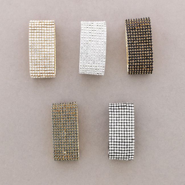 PULSERA ELÁSTICA 10 TIRAS CRISTALES