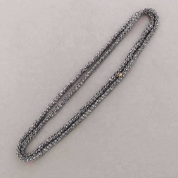 COLLAR LARGO CRISTALES ABALORIOS 160CM 2