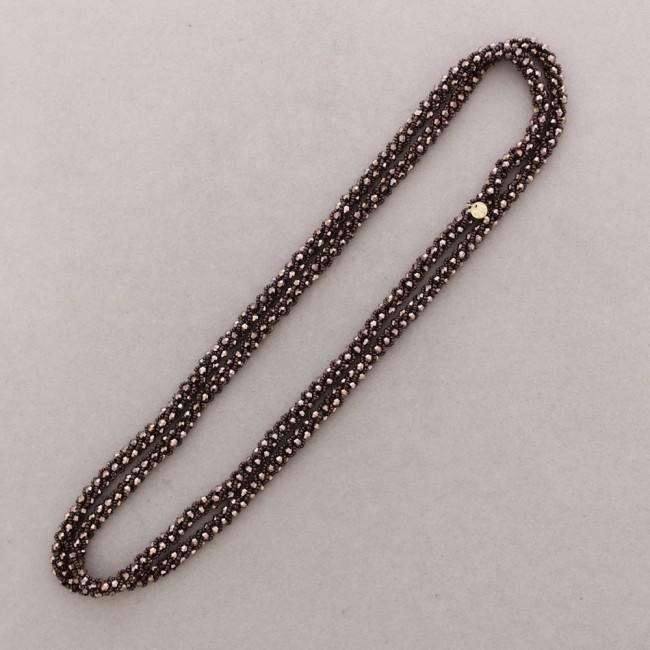 COLLAR LARGO CRISTALES ABALORIOS 160CM