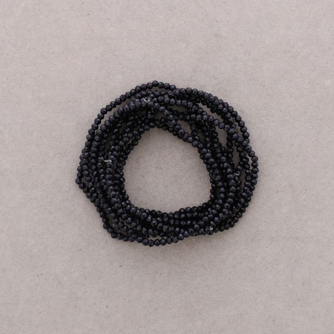 PULSERA ELÁSTICA CUENTAS CRISTALES FACETADOS