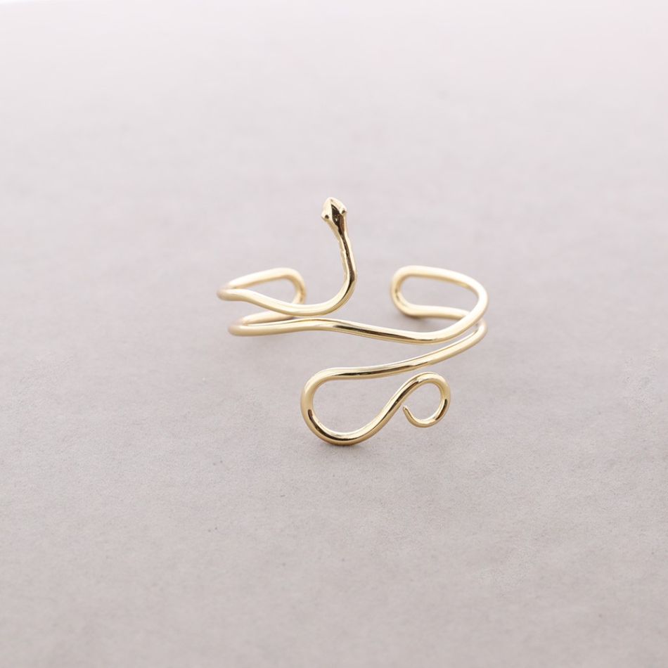 ADJUSTABLE METAL SNAKE BRACELET