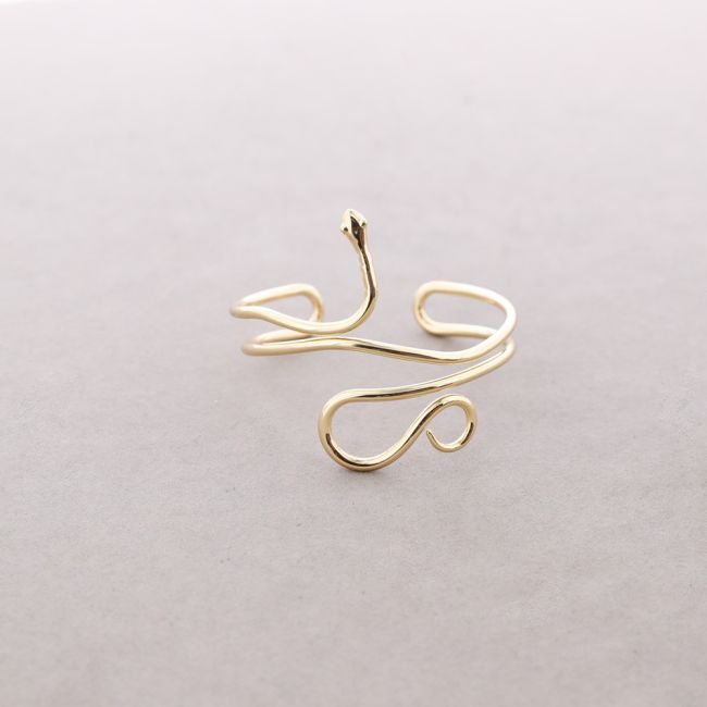 ADJUSTABLE METAL SNAKE BRACELET