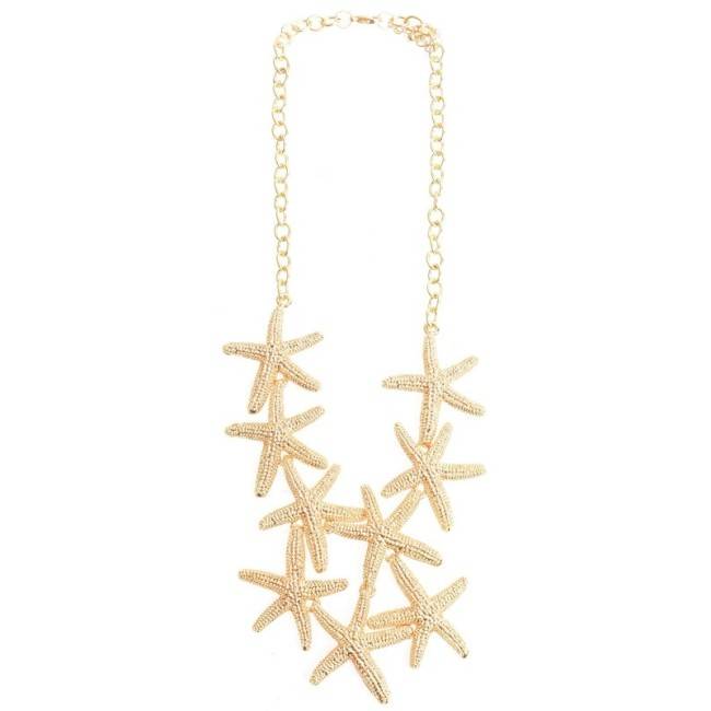 GARGANTILLA METAL ESTRELLAS DEL MAR