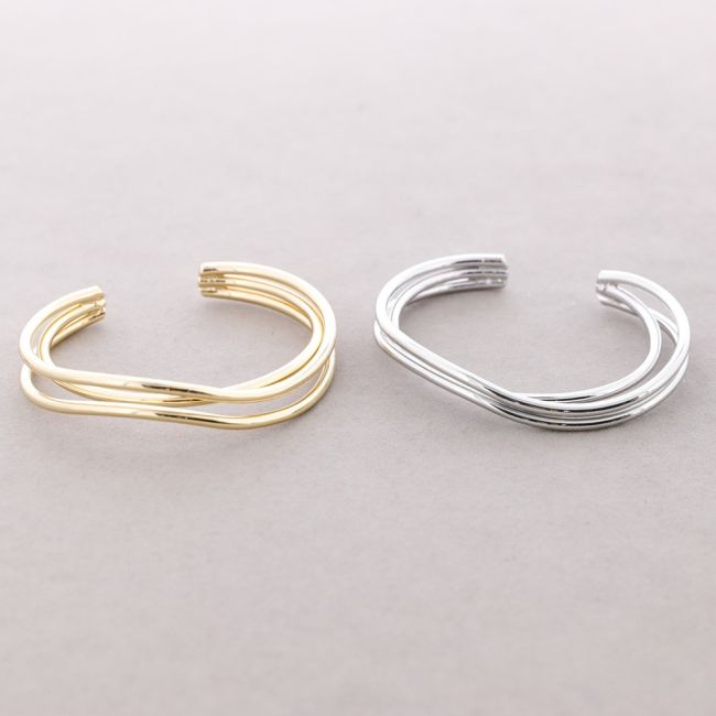 PULSERA TRIPLE TIRA METAL