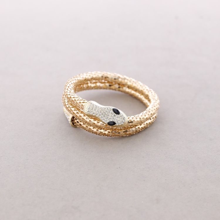 PULSERA CADENA SERPIENTE METAL