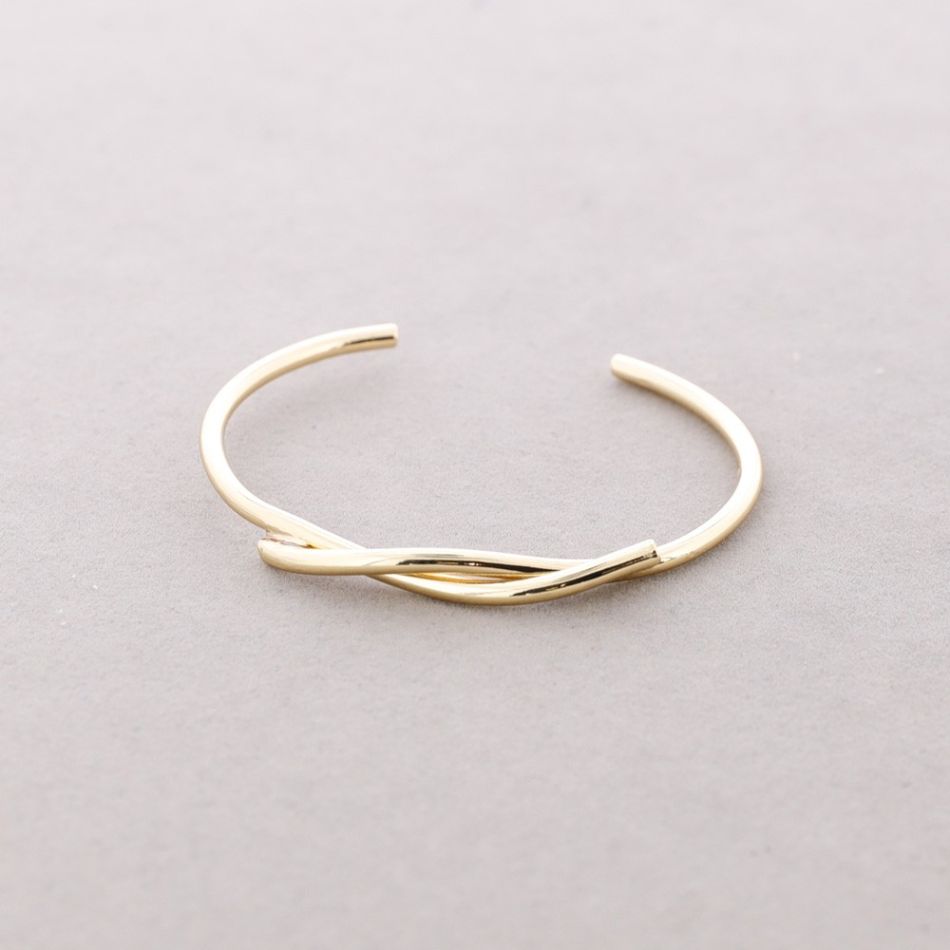 ADJUSTABLE METAL BRAID BRACELET