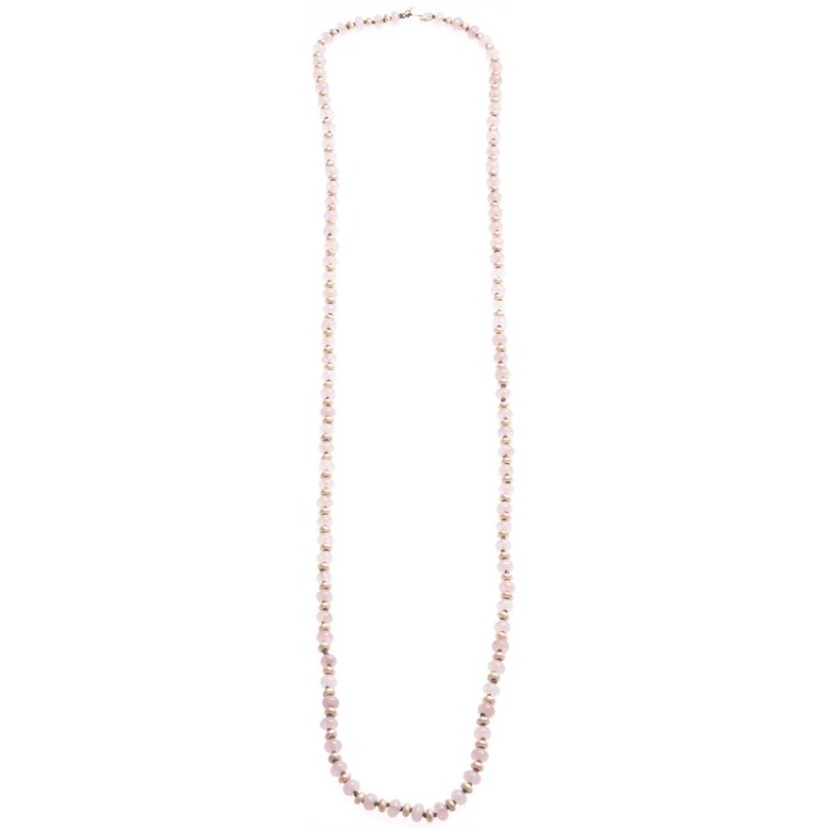 COLLAR LARGO PIEDRAS CUENTAS METAL 2