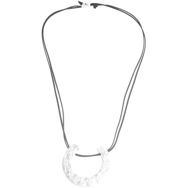 COLLAR LARGO COLGANTE U INVERTIDA METAL