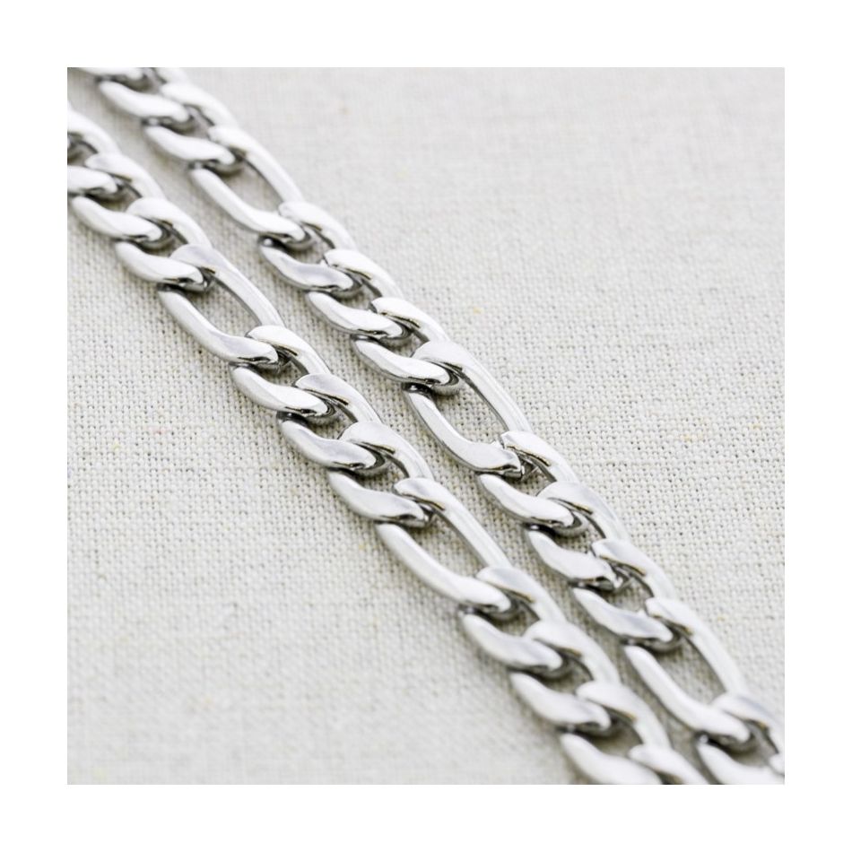 STEEL LINK NECKLACE 45CM