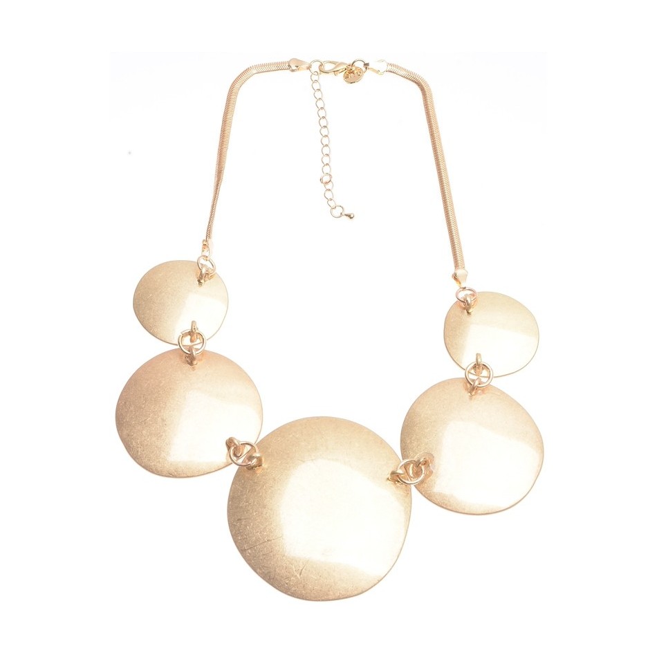 METAL MEDALLION NECKLACE