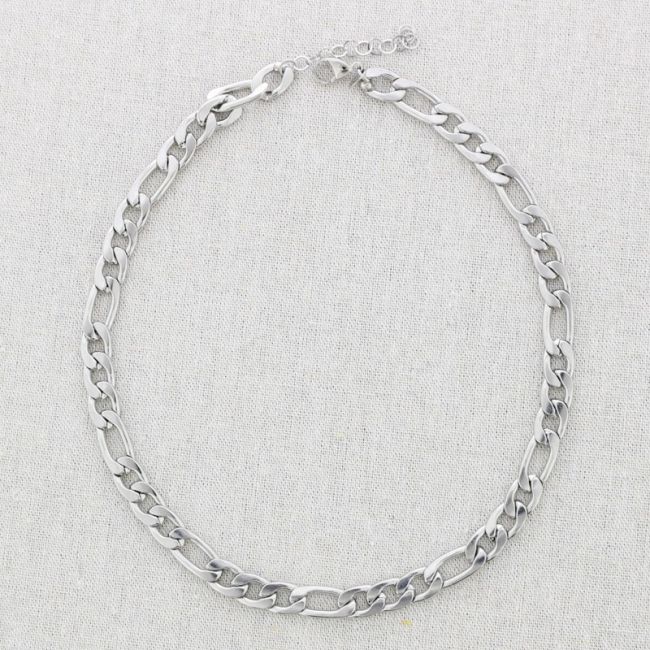 COLLAR ACERO ESLABONES 45CM